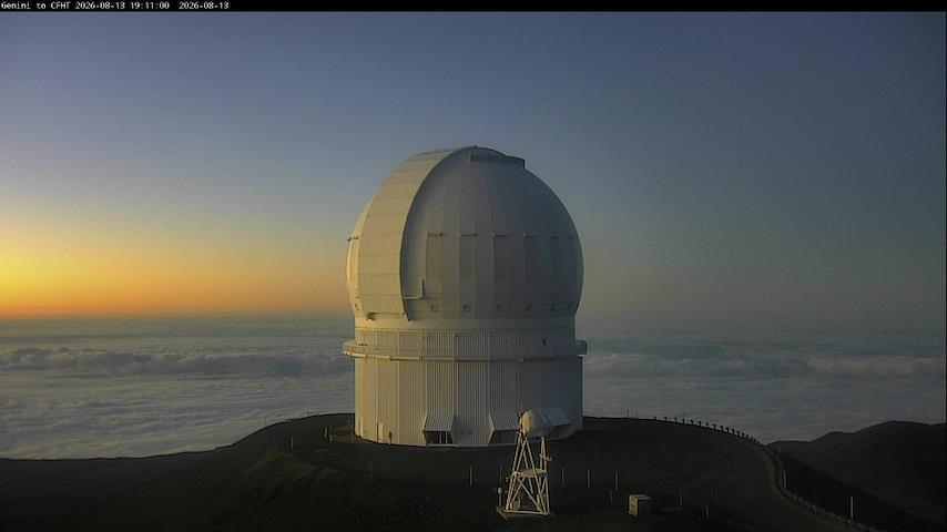 Tiešraides kameras kanāls no Canada-France-Hawaii Telescope - North Hawaii