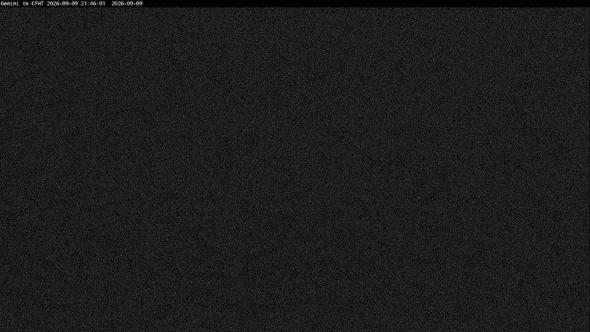 Live camera feed from Canada-France-Hawaii Telescope - North in Hawaii