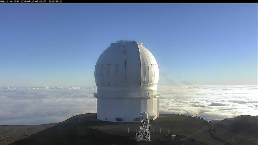 Canal de càmera en directe de Canada-France-Hawaii Telescope - North a Hawaii