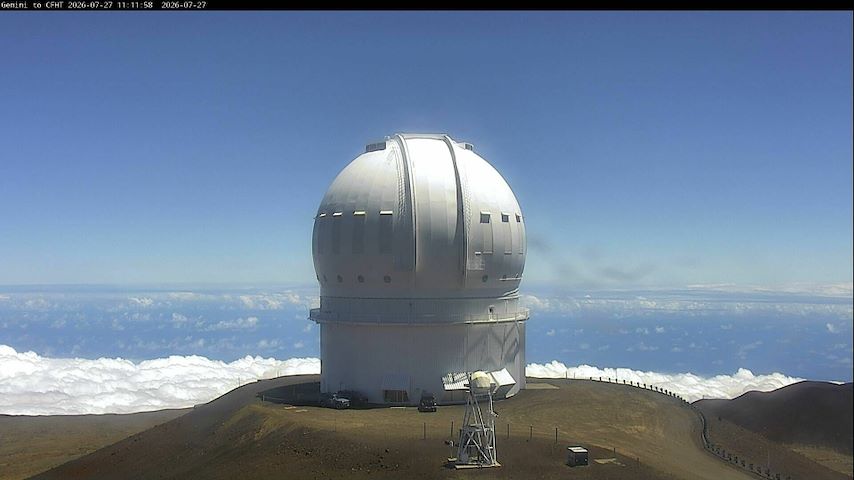 Canada-France-Hawaii Telescope - North からのライブカメラチャンネル（Hawaii）