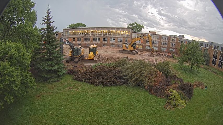 Live camera feed from CUW School of Nursing Construction Camera in Concordia University Wisconsin