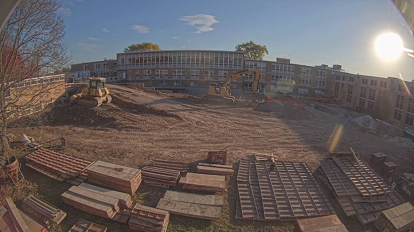 Live camera feed from CUW School of Nursing Construction Camera in Concordia University Wisconsin