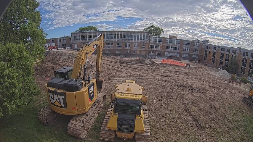 Canal de càmera en directe de CUW School of Nursing Construction Camera a Concordia University Wisconsin