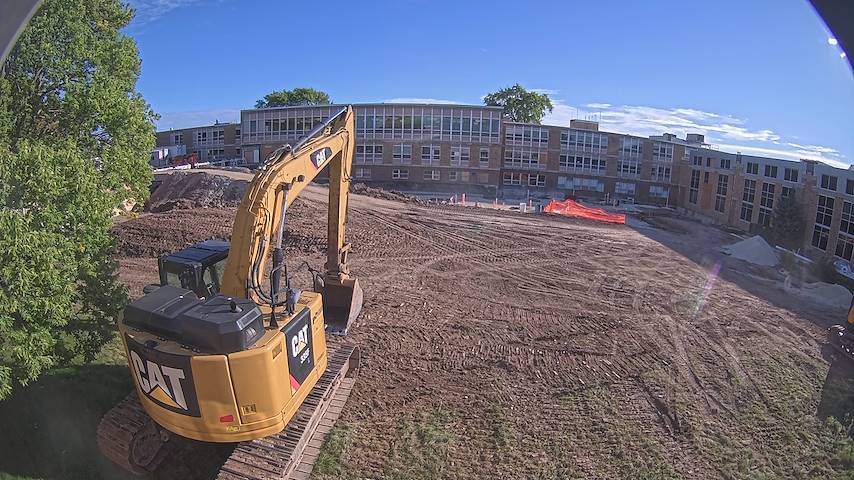 Live camera feed from CUW School of Nursing Construction Camera in Concordia University Wisconsin