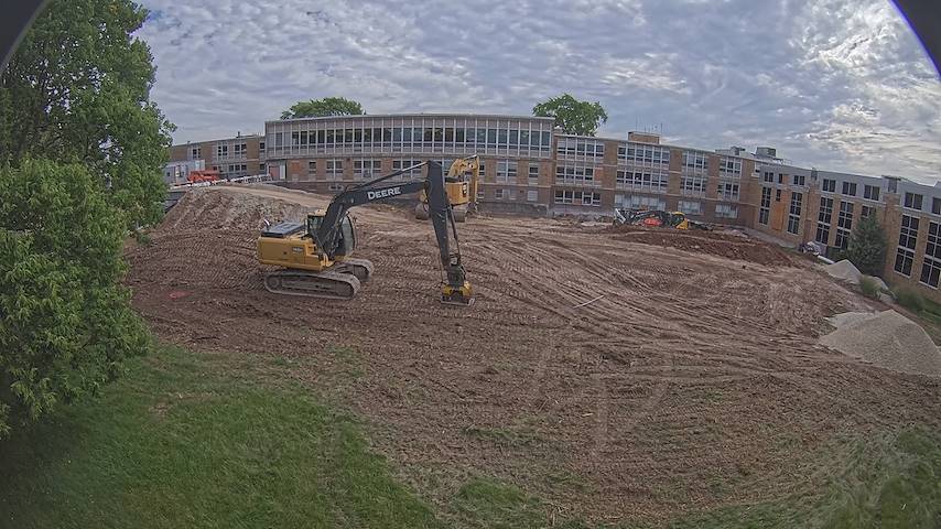 Live camera feed from CUW School of Nursing Construction Camera in Concordia University Wisconsin