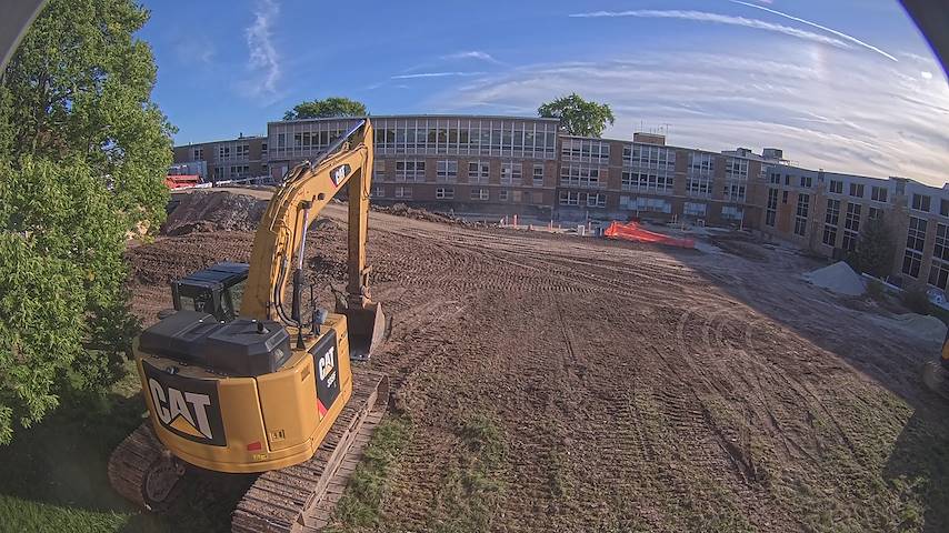 Live camera feed from CUW School of Nursing Construction Camera in Concordia University Wisconsin