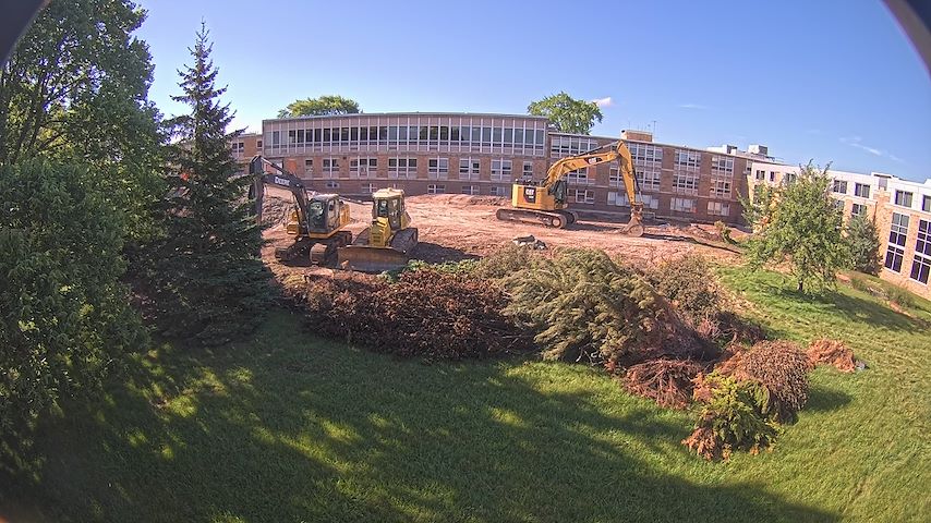 Live camera feed from CUW School of Nursing Construction Camera in Concordia University Wisconsin