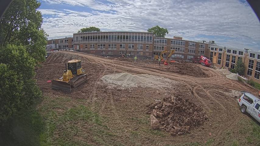 Live camera feed from CUW School of Nursing Construction Camera in Concordia University Wisconsin