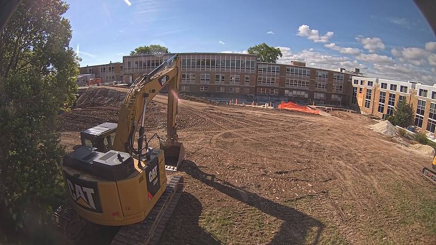 Live camera feed from CUW School of Nursing Construction Camera in Concordia University Wisconsin