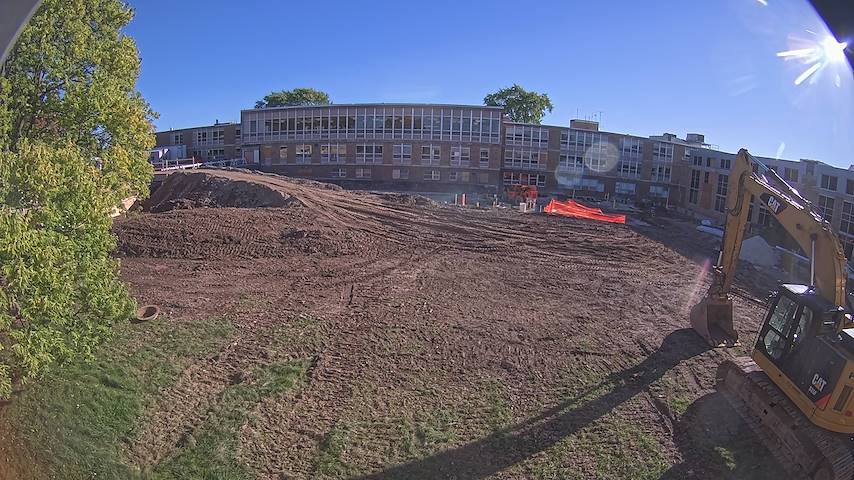 Live camera feed from CUW School of Nursing Construction Camera in Concordia University Wisconsin