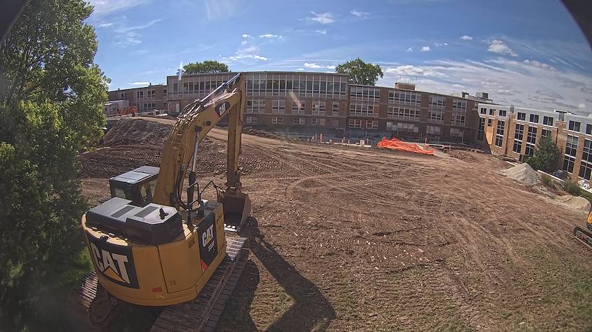 Live camera feed from CUW School of Nursing Construction Camera in Concordia University Wisconsin