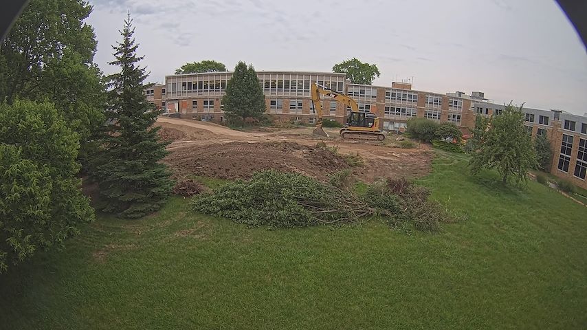 Live camera feed from CUW School of Nursing Construction Camera in Concordia University Wisconsin