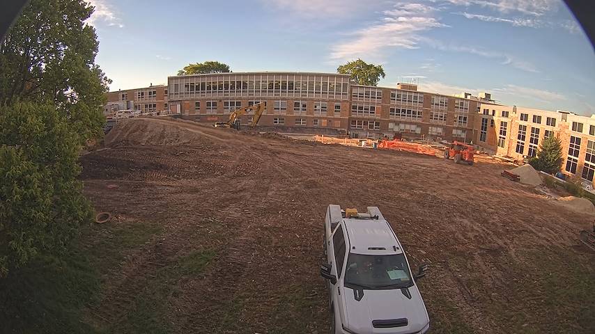 Live camera feed from CUW School of Nursing Construction Camera in Concordia University Wisconsin