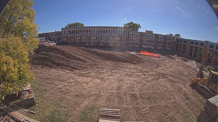 Live camera feed from CUW School of Nursing Construction Camera in Concordia University Wisconsin