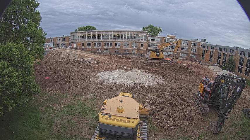 Live camera feed from CUW School of Nursing Construction Camera in Concordia University Wisconsin