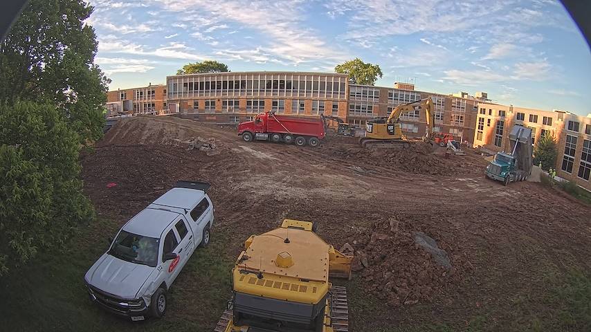 Live camera feed from CUW School of Nursing Construction Camera in Concordia University Wisconsin
