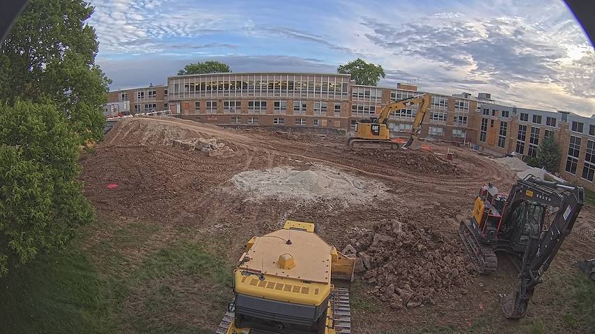 Live camera feed from CUW School of Nursing Construction Camera in Concordia University Wisconsin