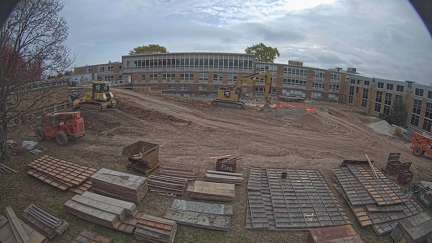 Live camera feed from CUW School of Nursing Construction Camera in Concordia University Wisconsin
