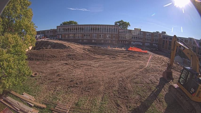 Live camera feed from CUW School of Nursing Construction Camera in Concordia University Wisconsin