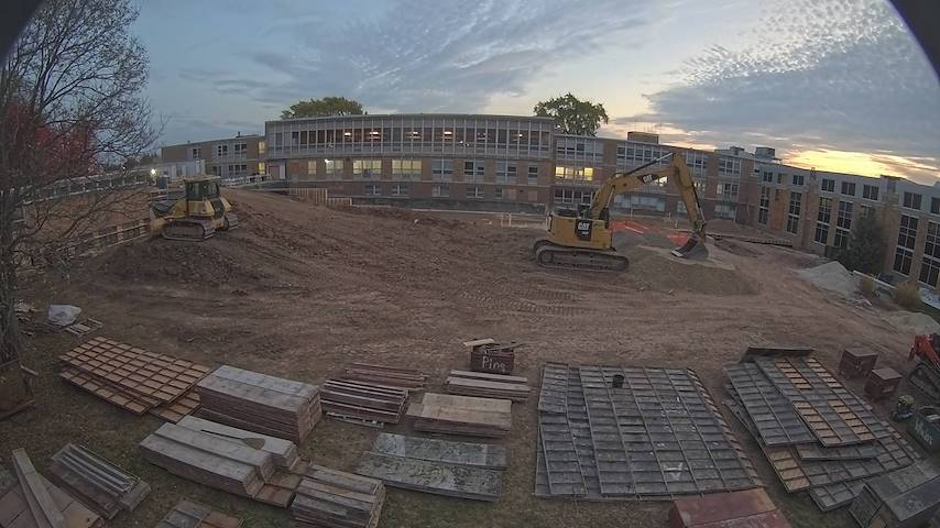 Live camera feed from CUW School of Nursing Construction Camera in Concordia University Wisconsin