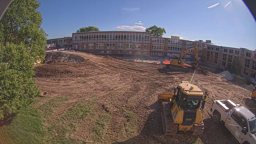 Live camera feed from CUW School of Nursing Construction Camera in Concordia University Wisconsin