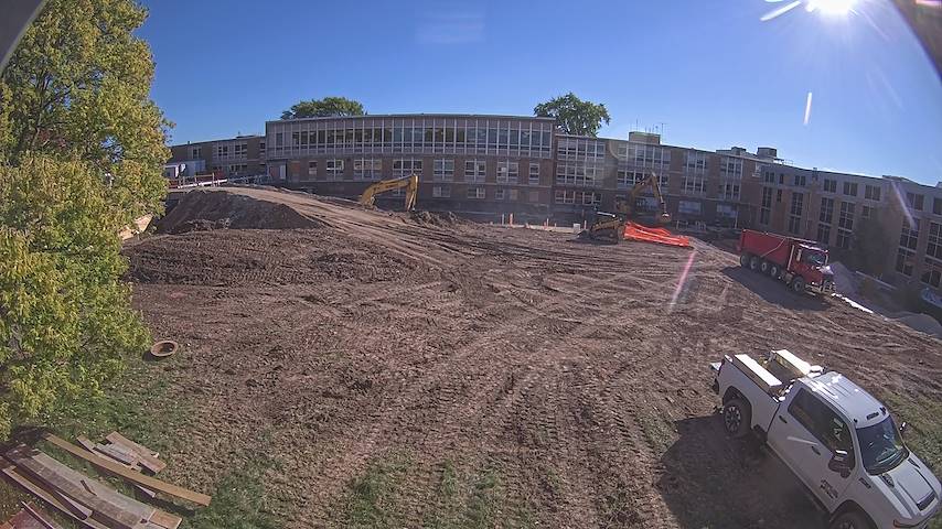 Live camera feed from CUW School of Nursing Construction Camera in Concordia University Wisconsin
