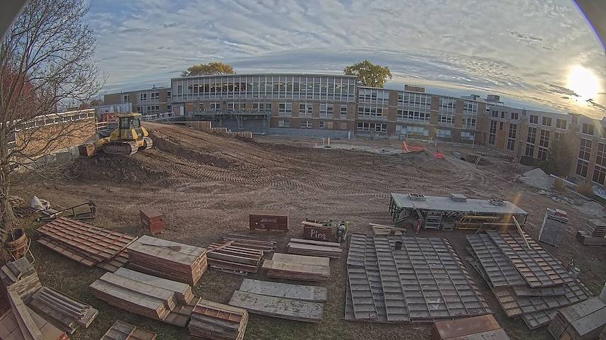 Live camera feed from CUW School of Nursing Construction Camera in Concordia University Wisconsin