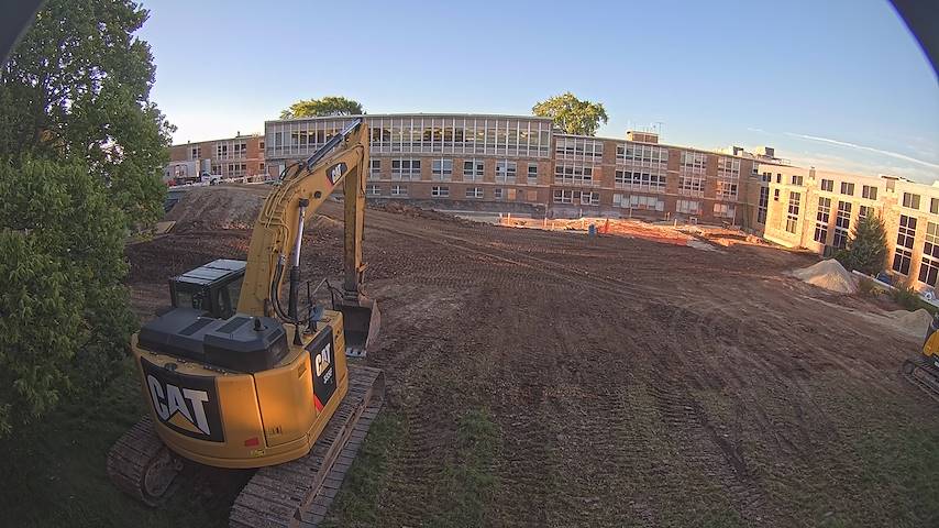 Live camera feed from CUW School of Nursing Construction Camera in Concordia University Wisconsin