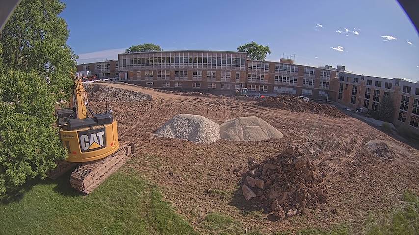 Live camera feed from CUW School of Nursing Construction Camera in Concordia University Wisconsin