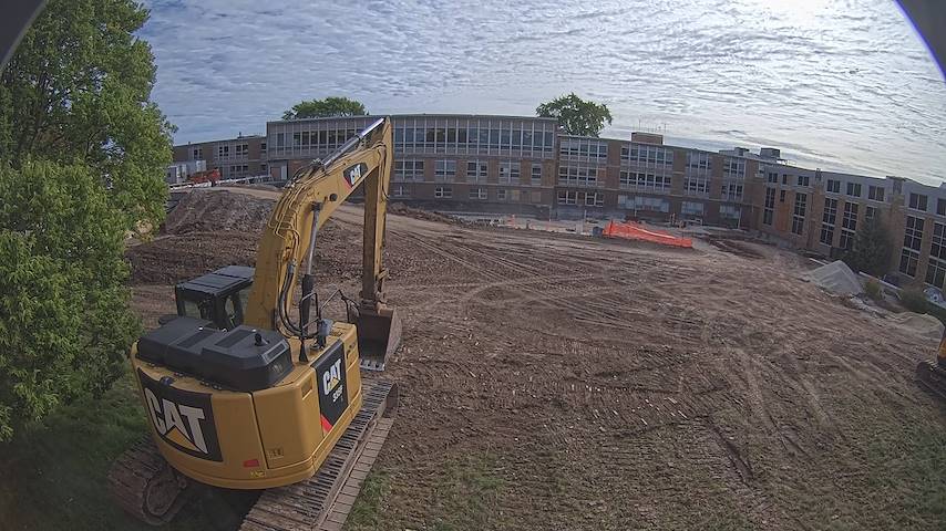 Live camera feed from CUW School of Nursing Construction Camera in Concordia University Wisconsin