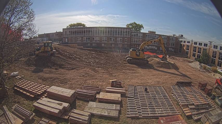 Live kamerakanal fra CUW School of Nursing Construction Camera i Concordia University Wisconsin