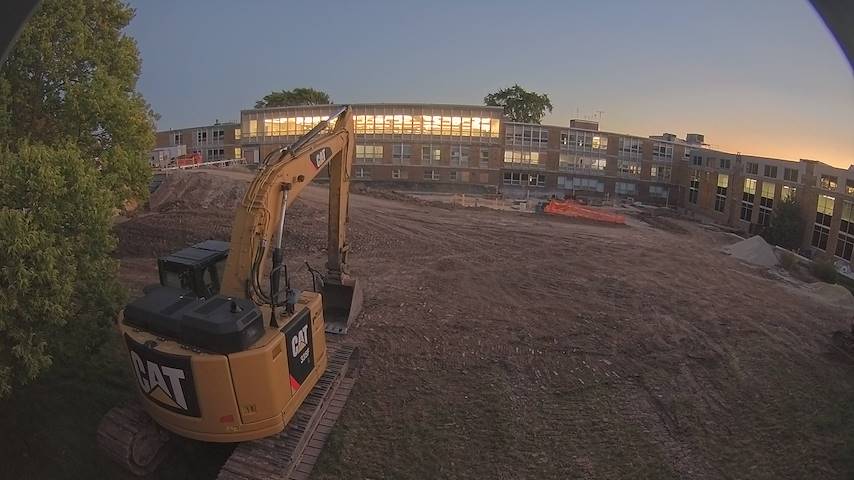 Live camera feed from CUW School of Nursing Construction Camera in Concordia University Wisconsin