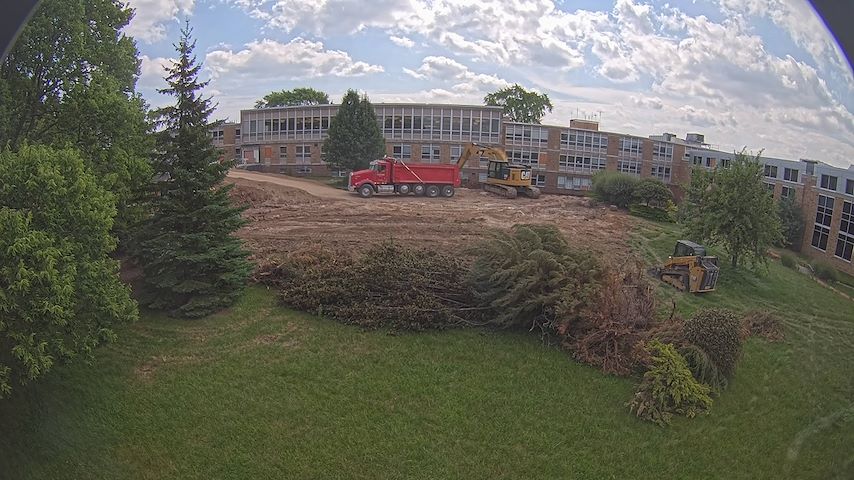 Live camera feed from CUW School of Nursing Construction Camera in Concordia University Wisconsin