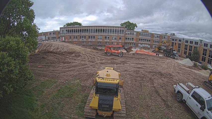 Live camera feed from CUW School of Nursing Construction Camera in Concordia University Wisconsin