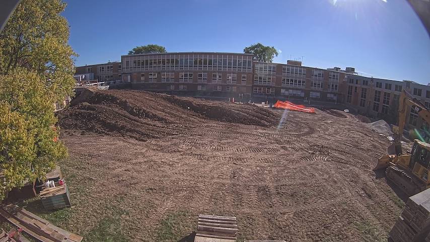 Live camera feed from CUW School of Nursing Construction Camera in Concordia University Wisconsin
