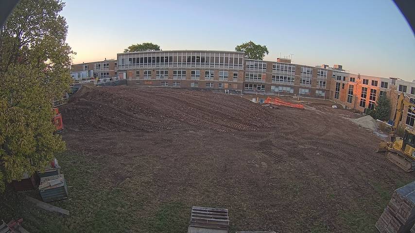 Live camera feed from CUW School of Nursing Construction Camera in Concordia University Wisconsin