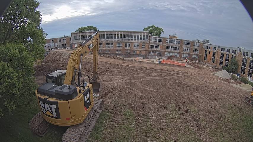 Live camera feed from CUW School of Nursing Construction Camera in Concordia University Wisconsin