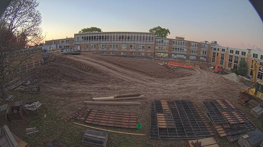 Live camera feed from CUW School of Nursing Construction Camera in Concordia University Wisconsin