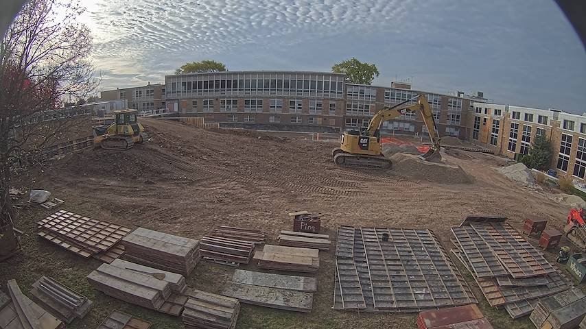 Live camera feed from CUW School of Nursing Construction Camera in Concordia University Wisconsin