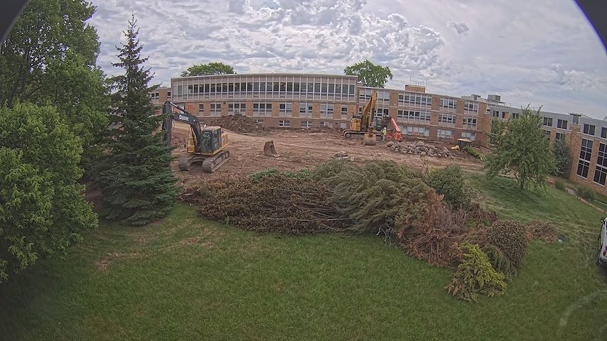 Live camera feed from CUW School of Nursing Construction Camera in Concordia University Wisconsin