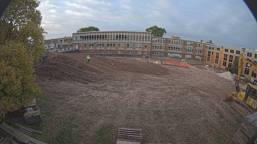 Live camera feed from CUW School of Nursing Construction Camera in Concordia University Wisconsin