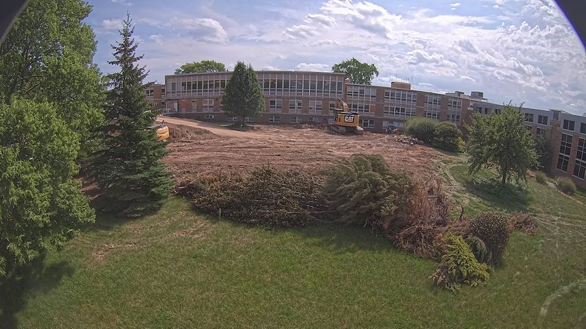Live camera feed from CUW School of Nursing Construction Camera in Concordia University Wisconsin