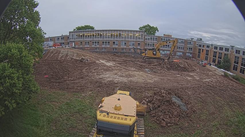 Live camera feed from CUW School of Nursing Construction Camera in Concordia University Wisconsin