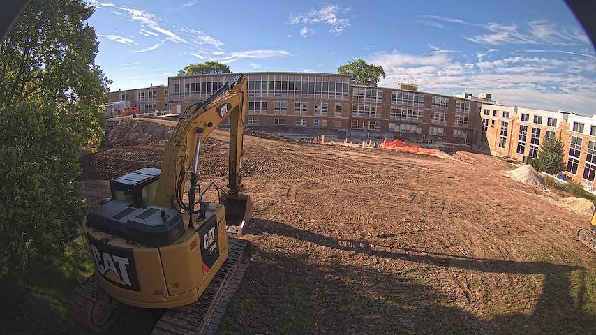 Live camera feed from CUW School of Nursing Construction Camera in Concordia University Wisconsin