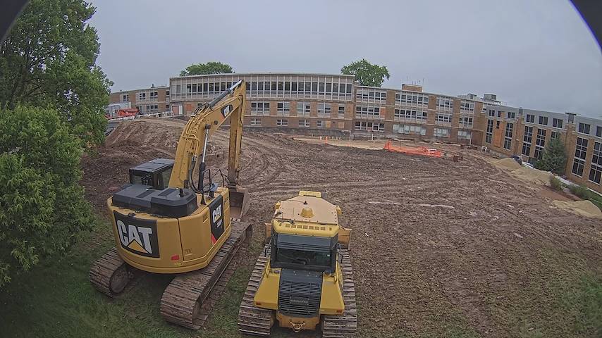Live camera feed from CUW School of Nursing Construction Camera in Concordia University Wisconsin