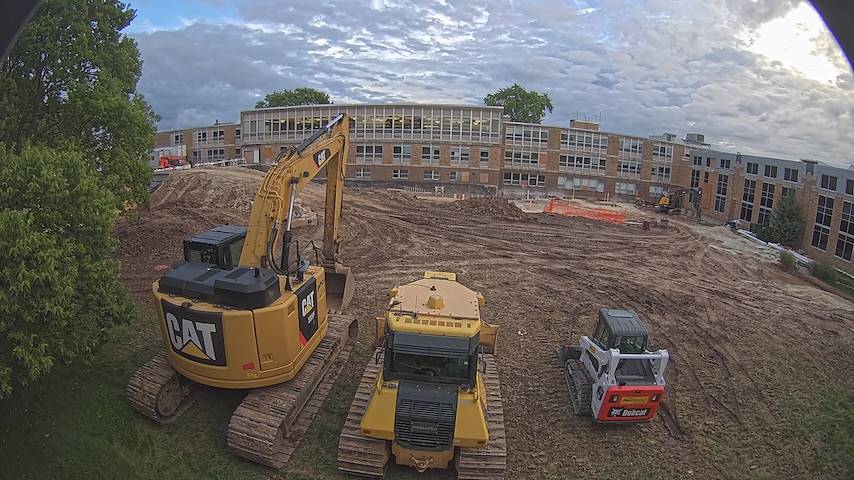 Live camera feed from CUW School of Nursing Construction Camera in Concordia University Wisconsin