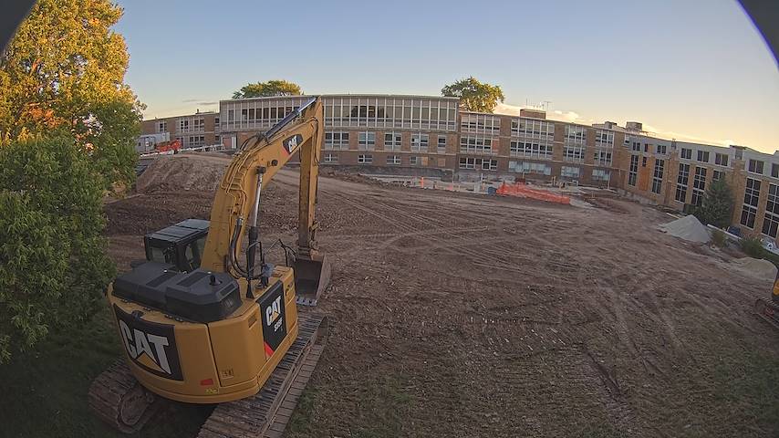 Live camera feed from CUW School of Nursing Construction Camera in Concordia University Wisconsin