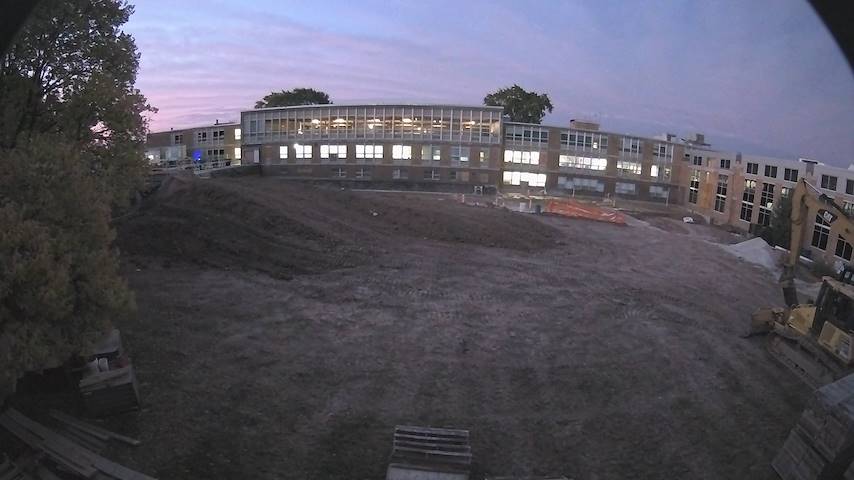 Live camera feed from CUW School of Nursing Construction Camera in Concordia University Wisconsin