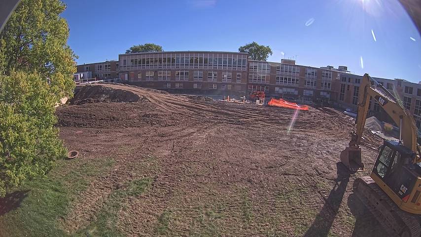 Live camera feed from CUW School of Nursing Construction Camera in Concordia University Wisconsin