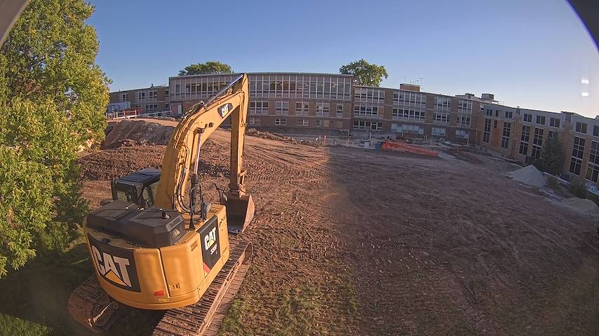 Live camera feed from CUW School of Nursing Construction Camera in Concordia University Wisconsin